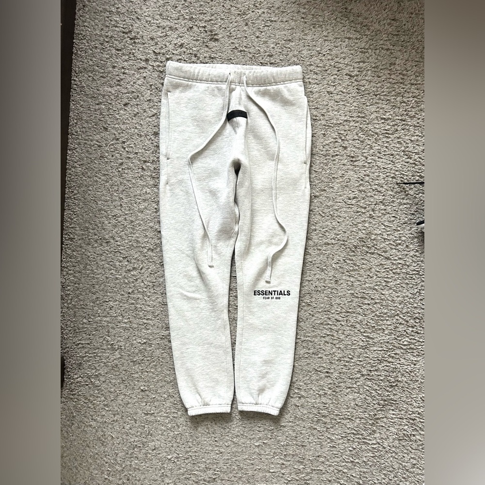 Fear Of God Essentials Sweatpants Light Oatmeal SIZE  XS Men’s